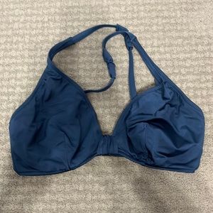 Seafolly Blue Shimmer F Cup Bikini Top